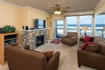 Pacific Life, Oceanfront Living Room with Smart TV